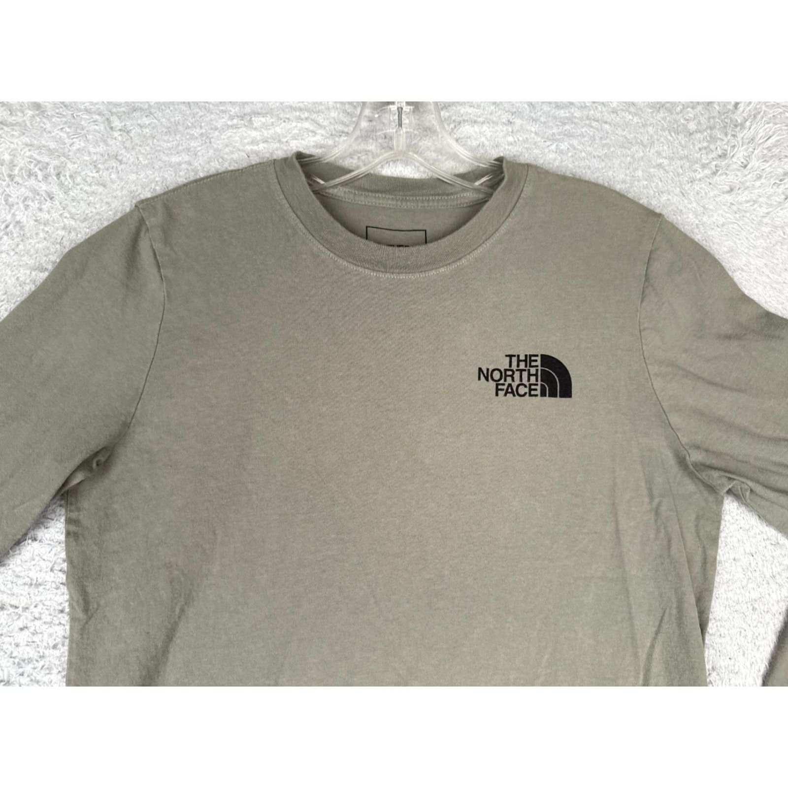 The North Face VINTAGE The North Face Shirt Women Small Green Long Sleeve Crew Neck 100% Cotton READ Size S / US 4 / IT 40 - 4 Thumbnail
