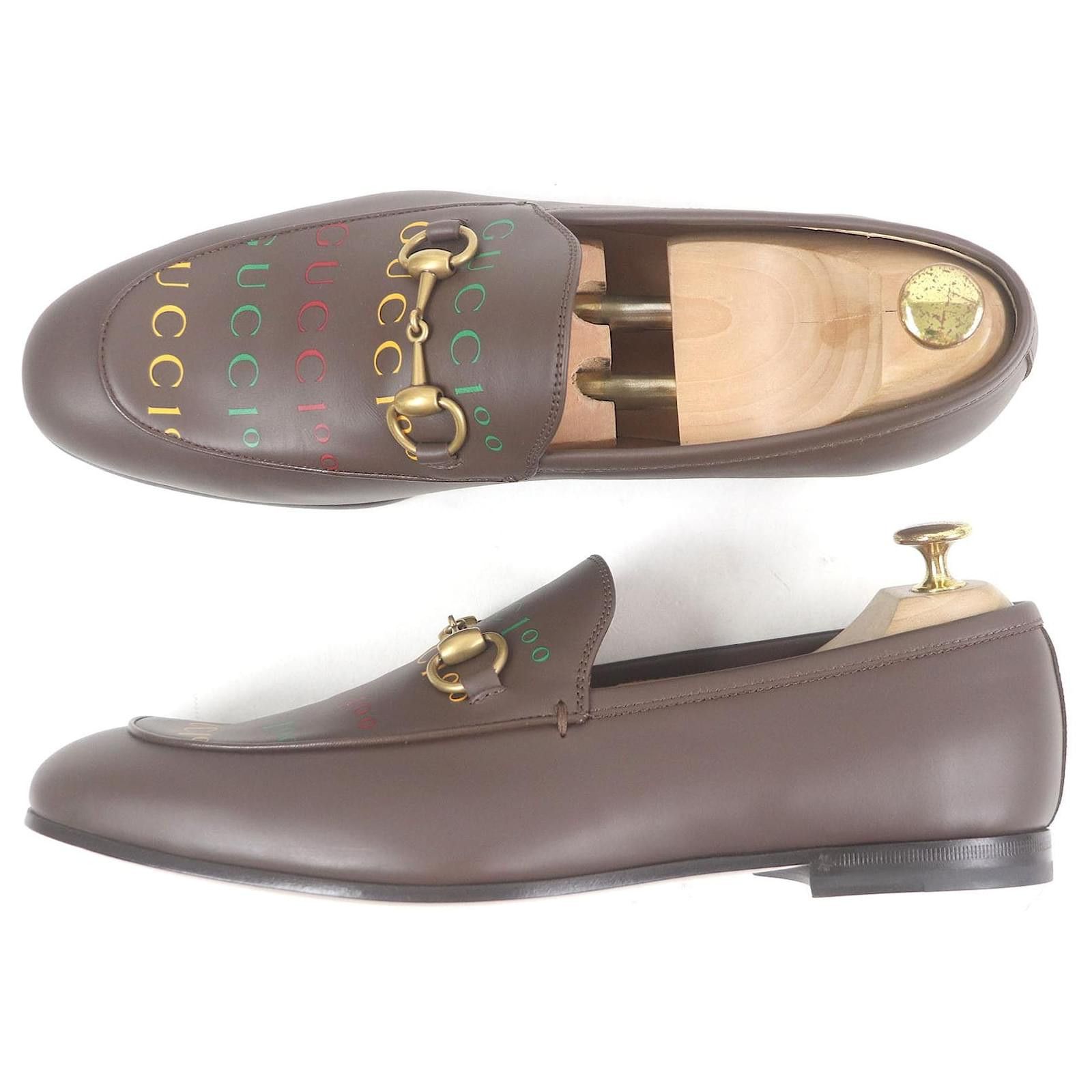 Gucci oc11z1025 Men's Gucci 100 Loafers in Brown Size US 6.5 / EU 39-40 - 5 Thumbnail