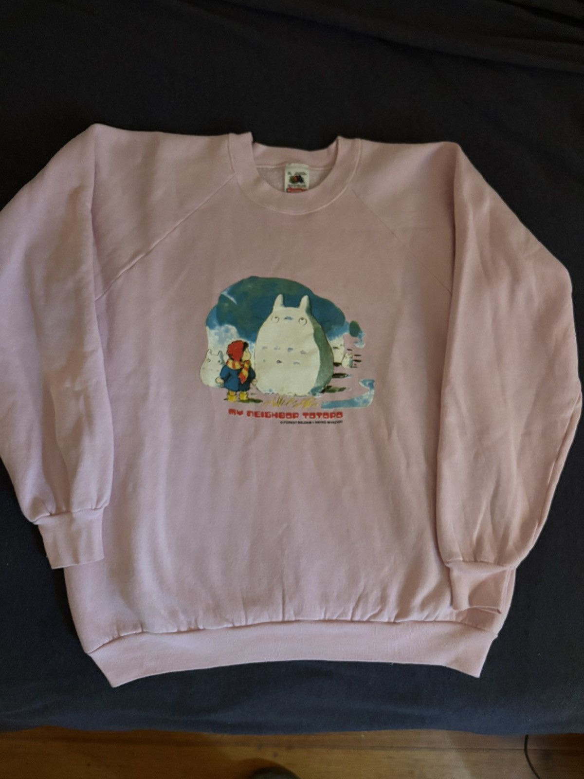 Vintage My Neighbor Totoro Crewneck Size US L / EU 52-54 / 3 - 1 Thumbnail