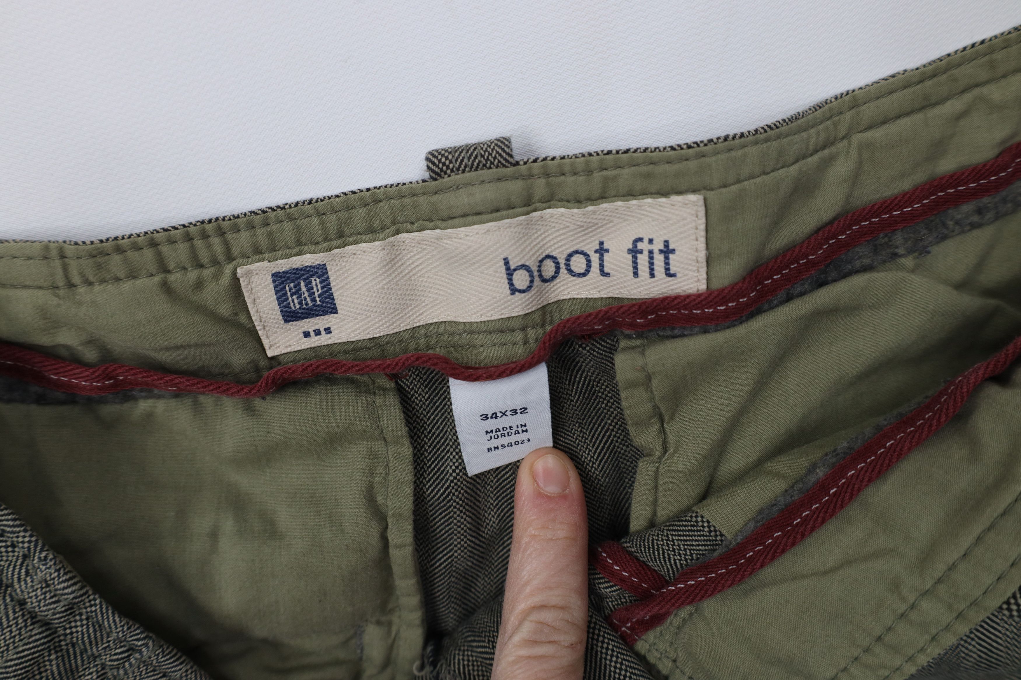 Gap Vintage Y2K Gap Twill Boot Fit Wide Leg Pants Green Size US 34 / EU 50 - 7 Thumbnail