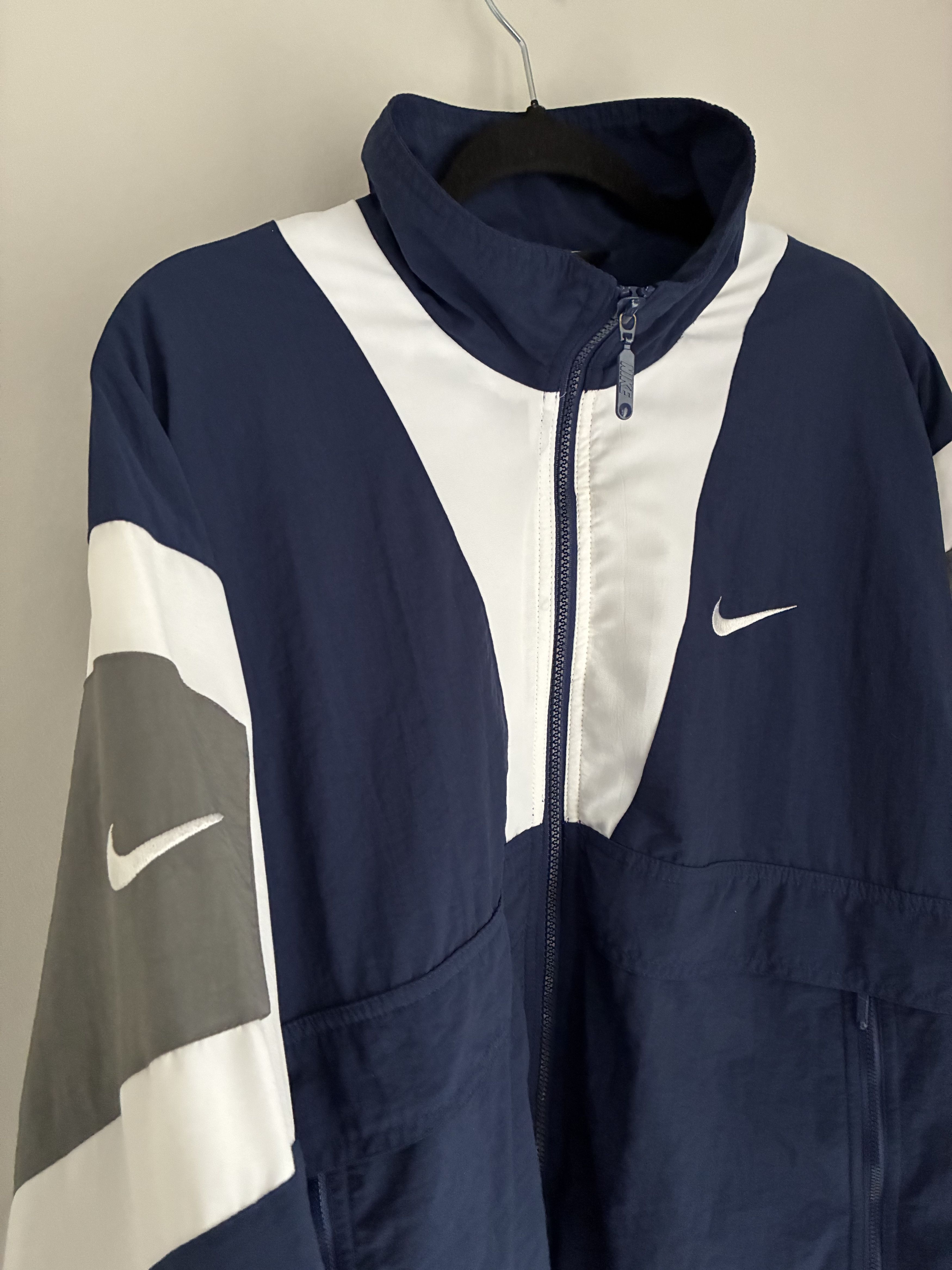 Nike Vintage Nike tracksuit rare 90s sweatshirt baggy jacket boxy Size US M / EU 48-50 / 2 - 7 Thumbnail
