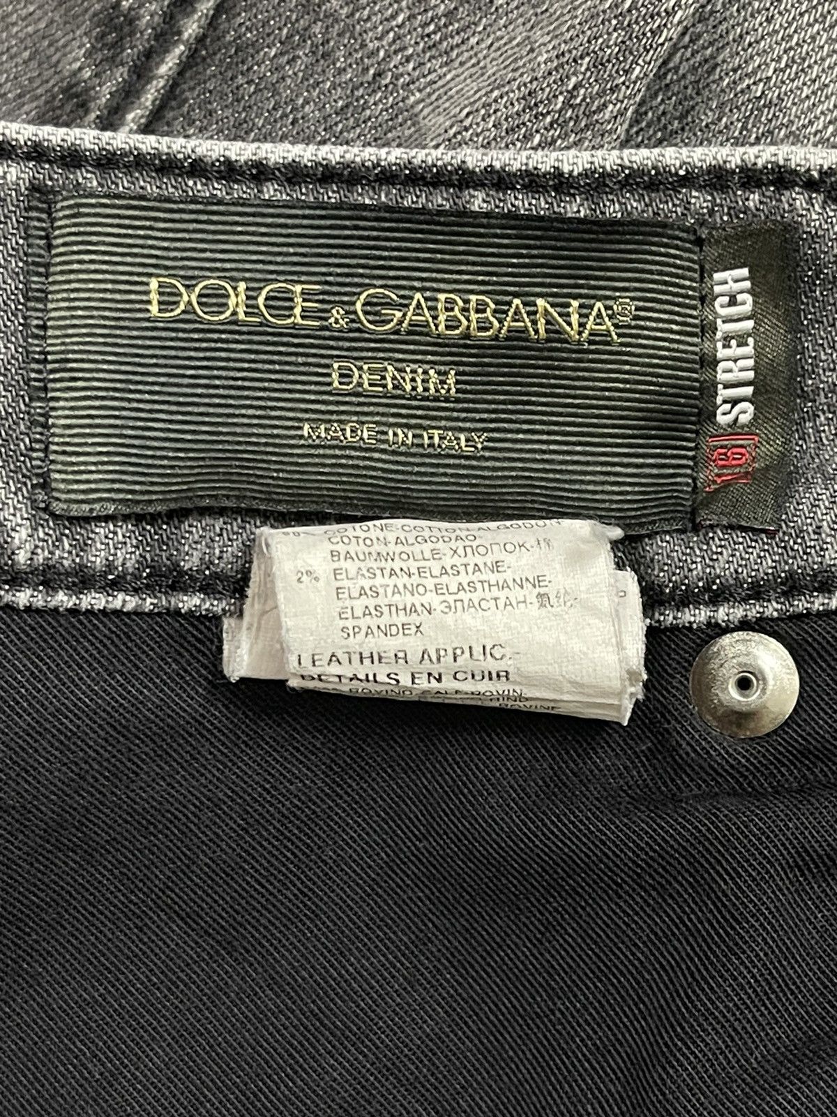 Dolce & Gabbana Vintage Italy Dolce & Gabbana Faded Wash Style Jeans Size US 36 / EU 52 - 10 Thumbnail