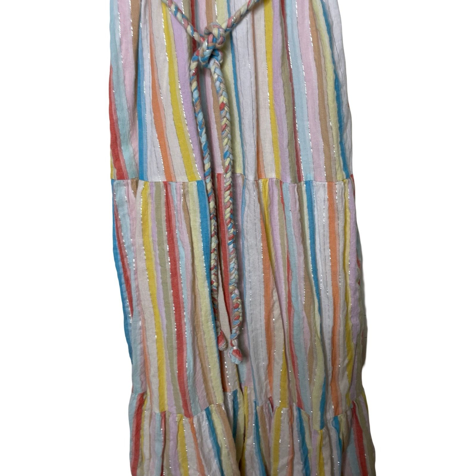 Saylor Saylor Austen in Pastel Watercolor Striped Maxi Dress sz M Size M / US 6-8 / IT 42-44 - 4 Thumbnail