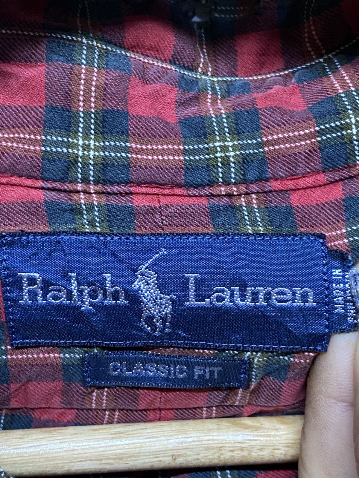 Polo Ralph Lauren × Ralph Lauren × Vintage Vintage Polo Ralph Lauren Flannel Shirt Size US M / EU 48-50 / 2 - 4 Thumbnail