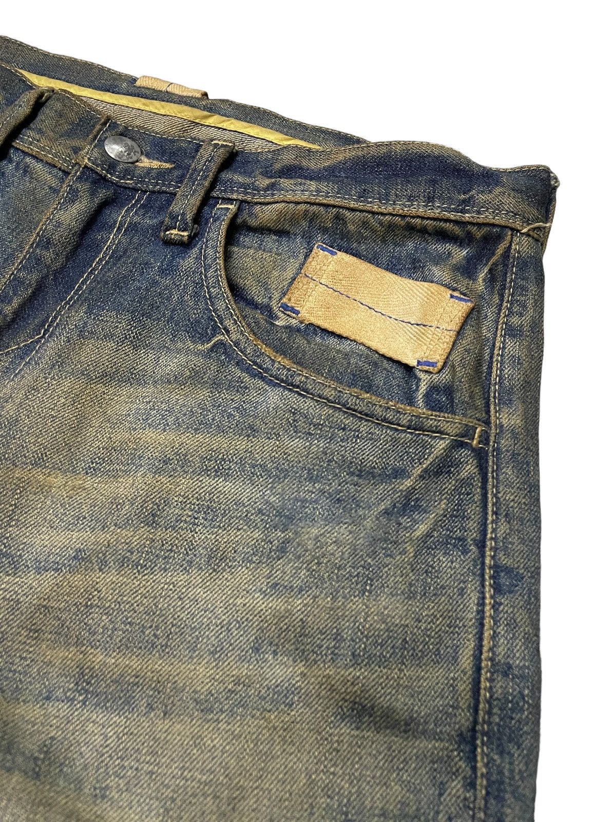 Hysteric Glamour × R.Newbold R.Newbold Muddy Wash Carpenter Distressed Repaired Jeans Size US 30 / EU 46 - 10 Thumbnail