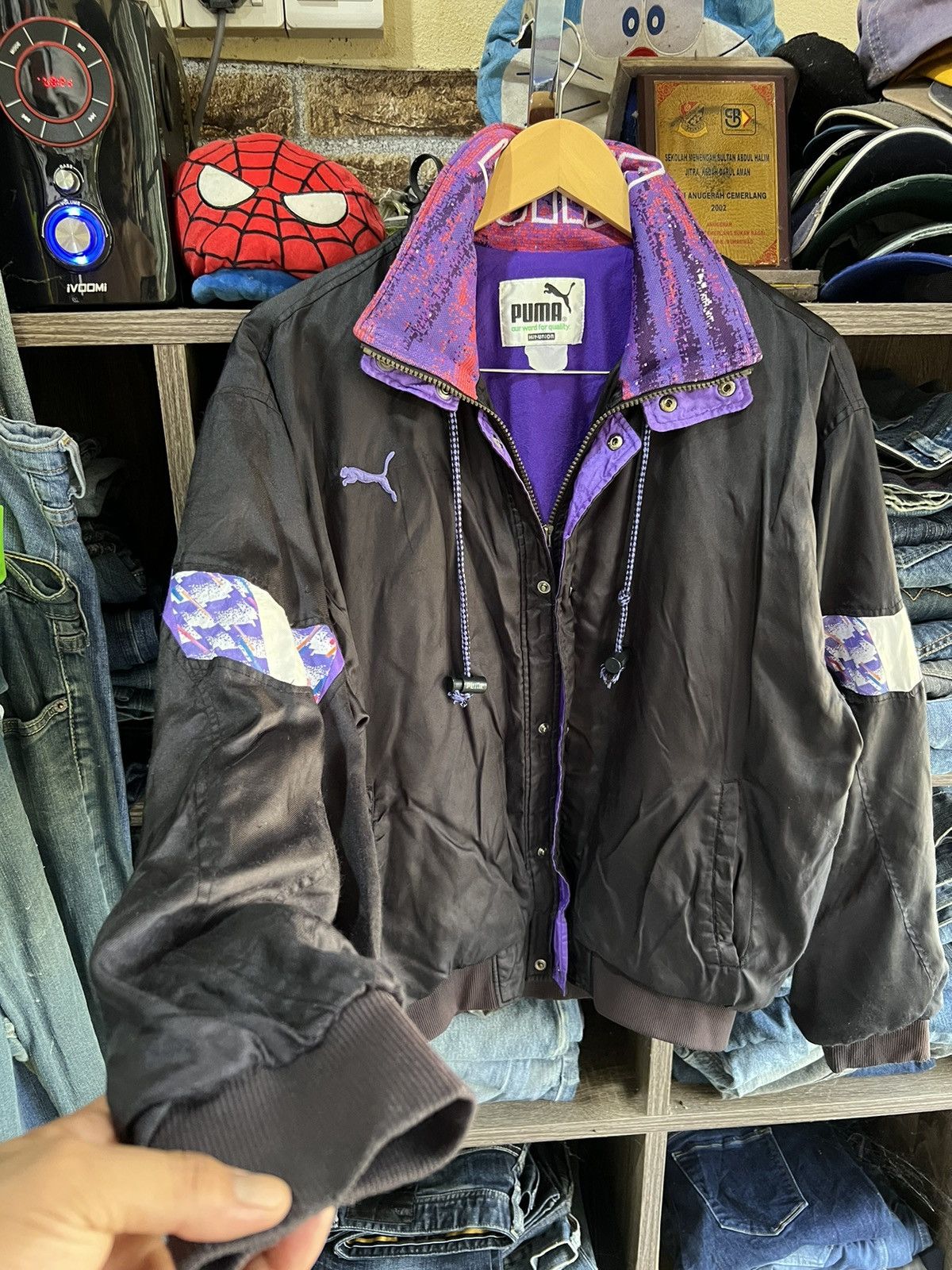 Puma 🔥Vintage Puma Hit Union Zipper Jacket Size US M / EU 48-50 / 2 - 9 Thumbnail