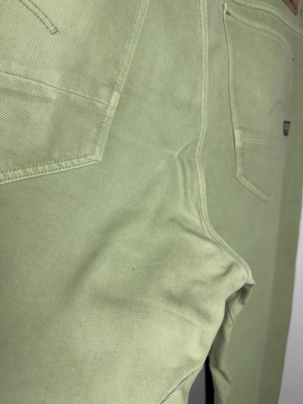 G-Star Retro 00s Avant Garde G-Star RAW 3D Tapered Mint Green Jeans Size US 36 / EU 52 - 13 Thumbnail