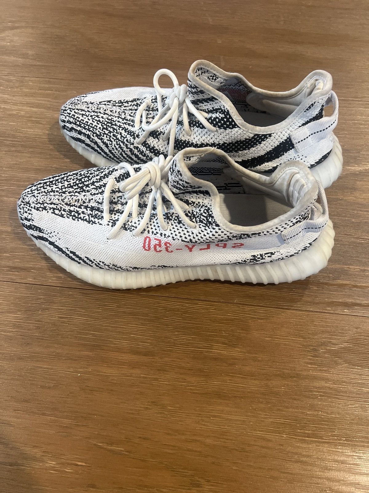 Yeezy Men’s Zebra Yeezy Shoes Size US 12 / EU 45 - 3 Thumbnail
