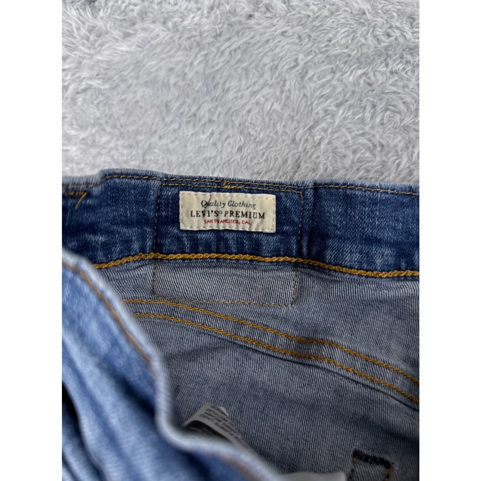 Levi's Levi's 512 Jeans Blue Denim Distressed 30x29 Cotton Regular Slim Jeans Men Size US 30 / EU 46 - 6 Thumbnail