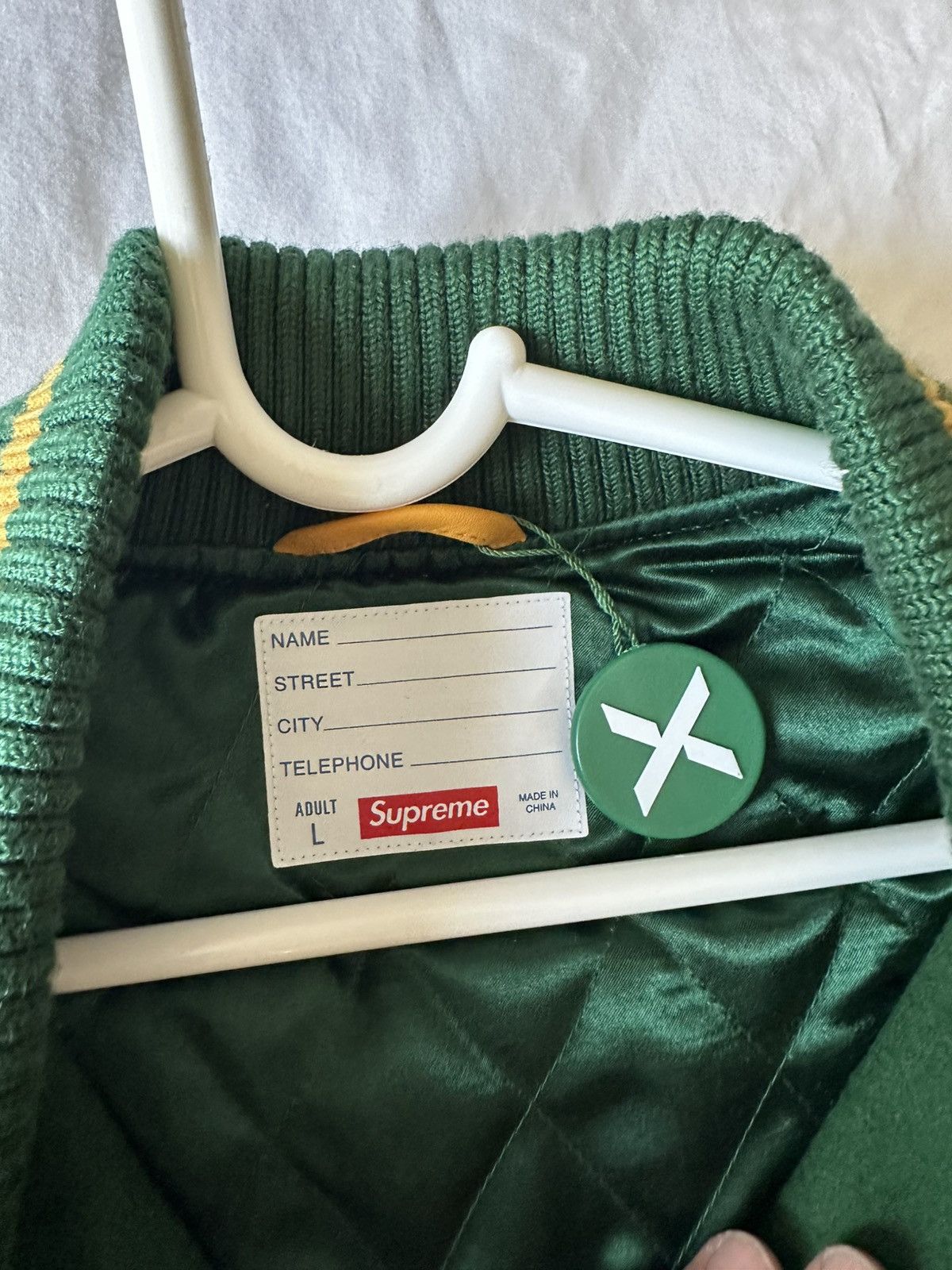 Supreme Supreme praises varsity jacket Size US L / EU 52-54 / 3 - 8 Thumbnail