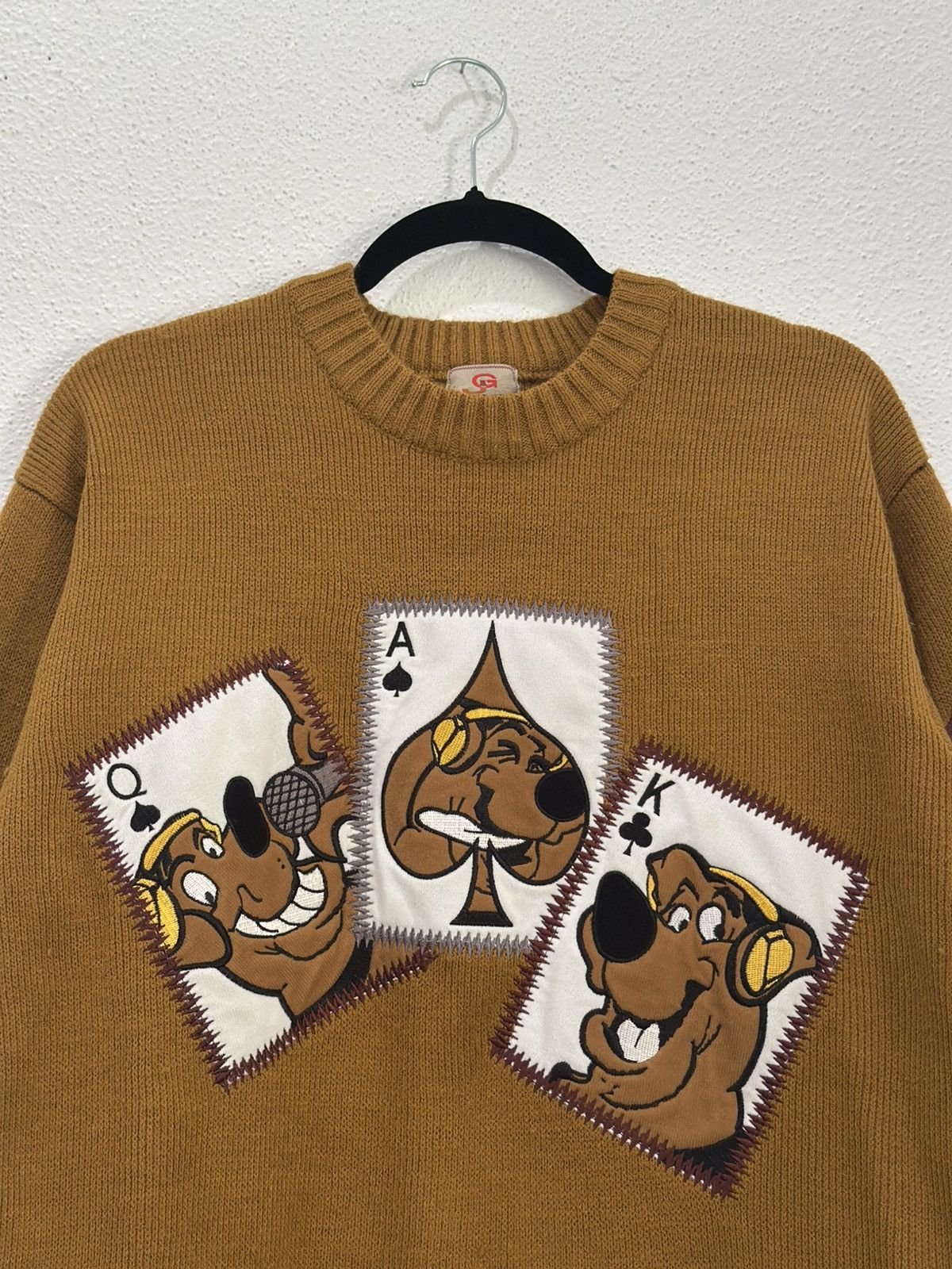 Cartoon Network Vintage 90s Godbody Junior Golden Brown Sweater Scooby Doo Size US M / EU 48-50 / 2 - 2 Thumbnail