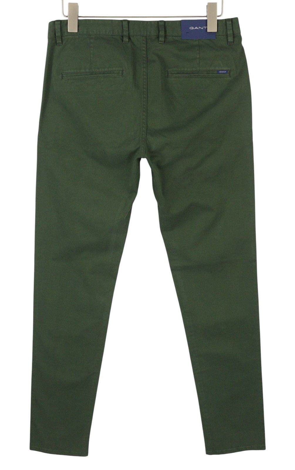Gant BRUSHED EXTRA SLIM W32/L34 Thyme Green Trousers 87368 Size US 32 / EU 48 - 2 Thumbnail