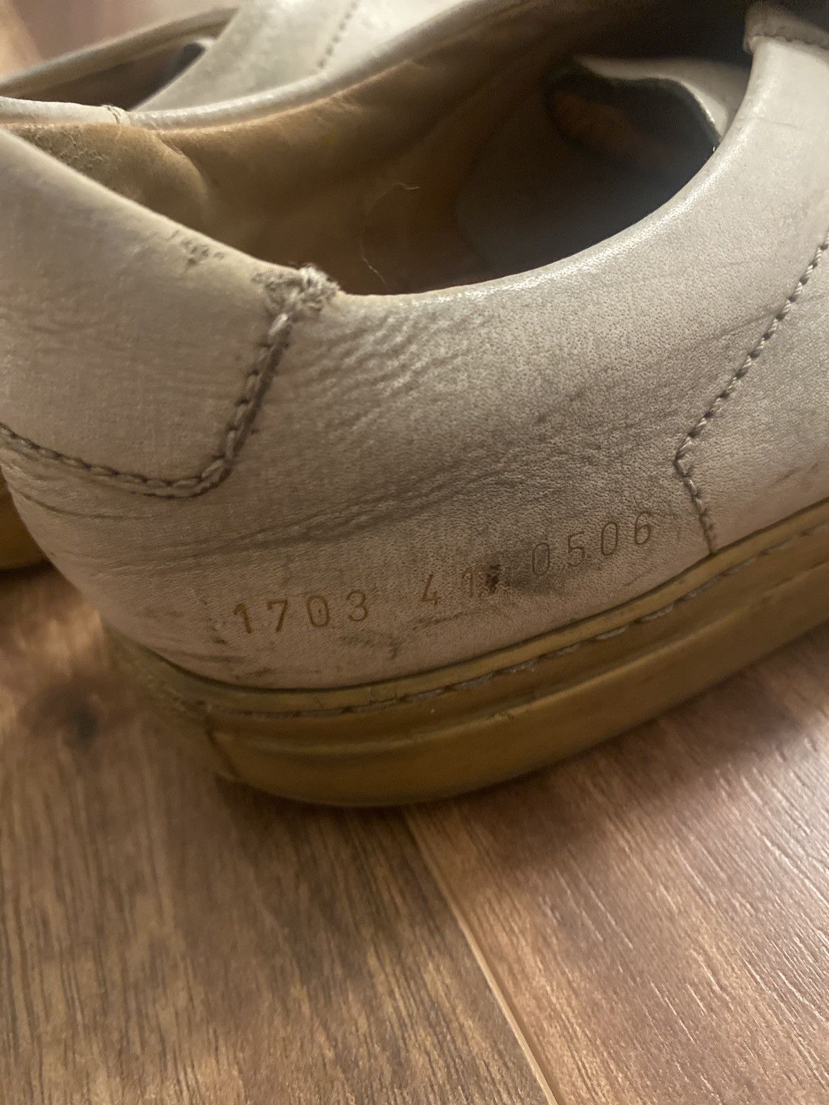 Common Projects Common Projects White Leather Size 41 Size US 9.5 / EU 42-43 - 3 Thumbnail