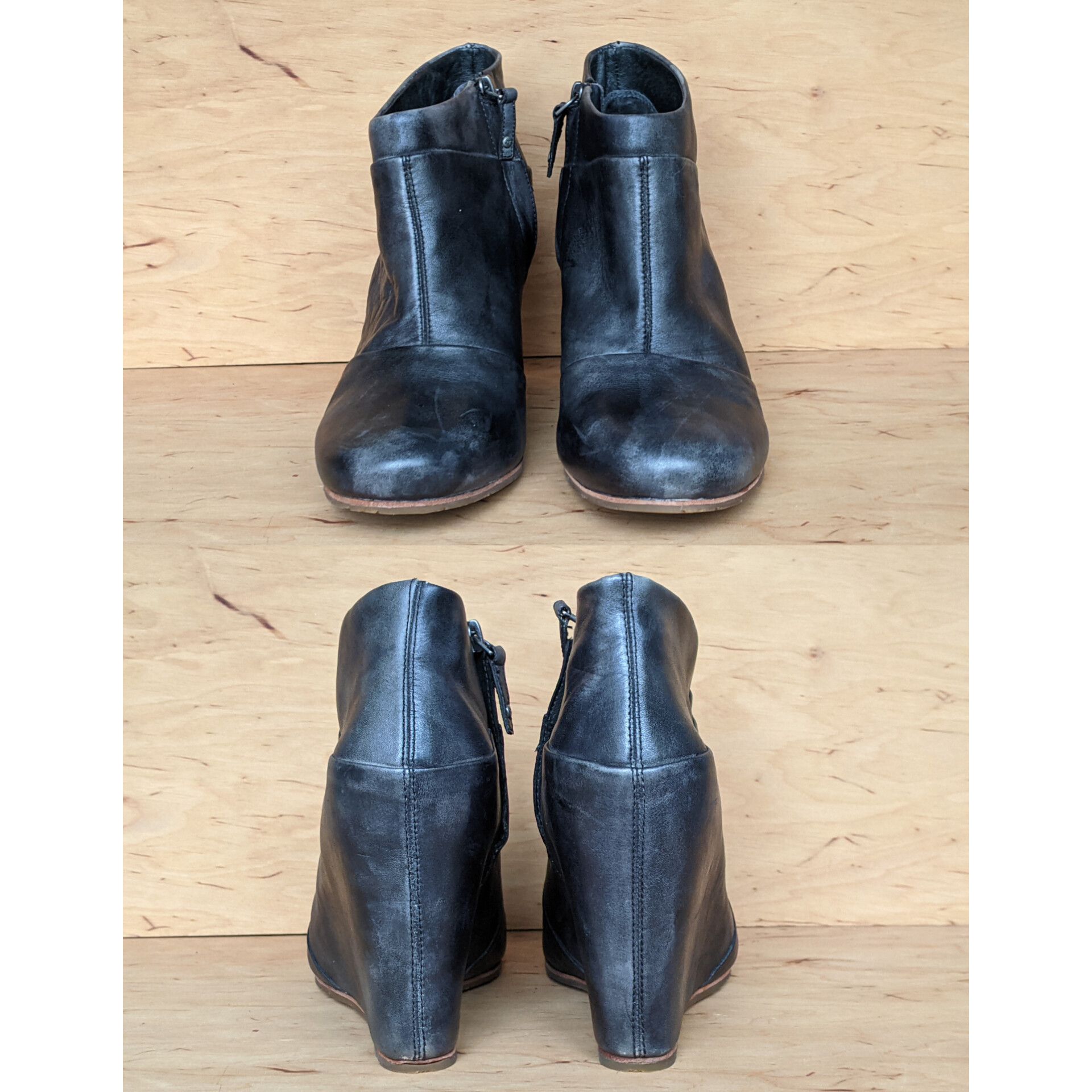 Ugg UGG Carmine Pull On Wedge Heel Boots Prada 1001882 Vintage Size US 8 / IT 38 - 21 Thumbnail