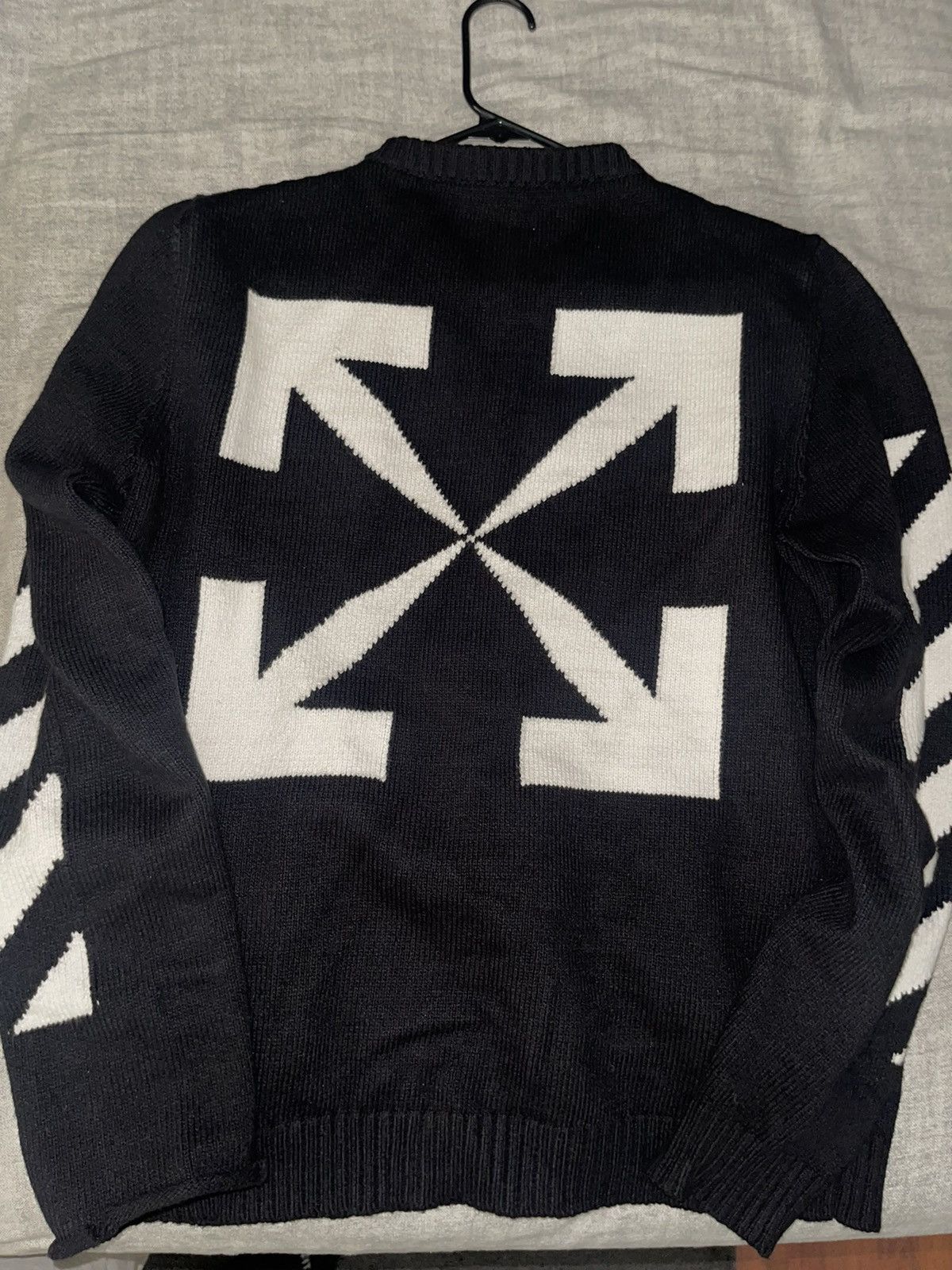 Off-White OFF-WHITE Diag Knit Crewneck Size US XL / EU 56 / 4 - 2 Thumbnail