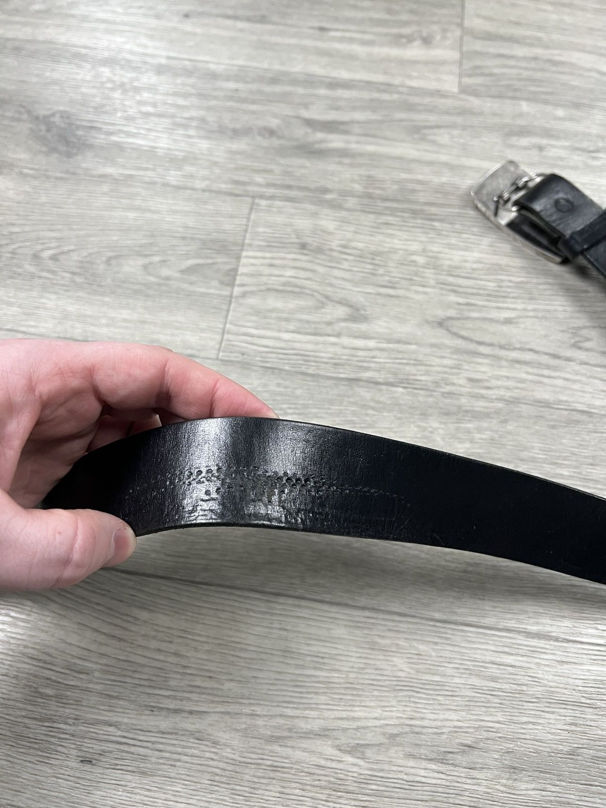 Harley Davidson vintage 2013 HARLEY DAVIDSON buckle belt black leather Size ONE SIZE - 8 Thumbnail