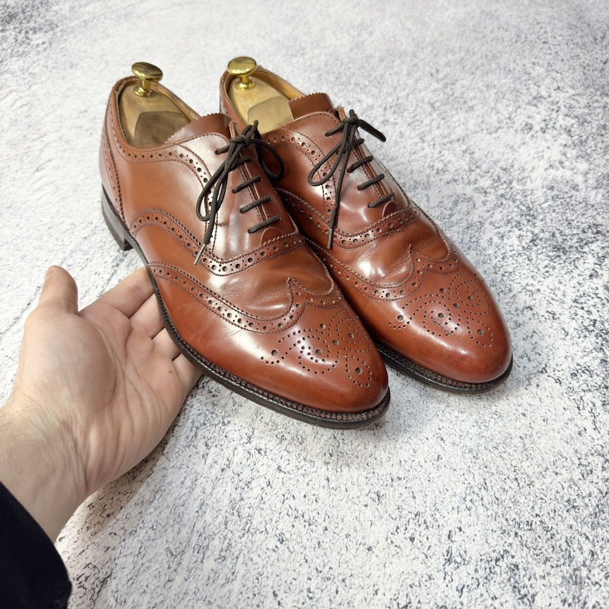 Handmade × Vintage Tredwells vintage mens oxfords brogues US10.5 UK10 EU43.5 Size US 10.5 / EU 43-44 - 3 Thumbnail