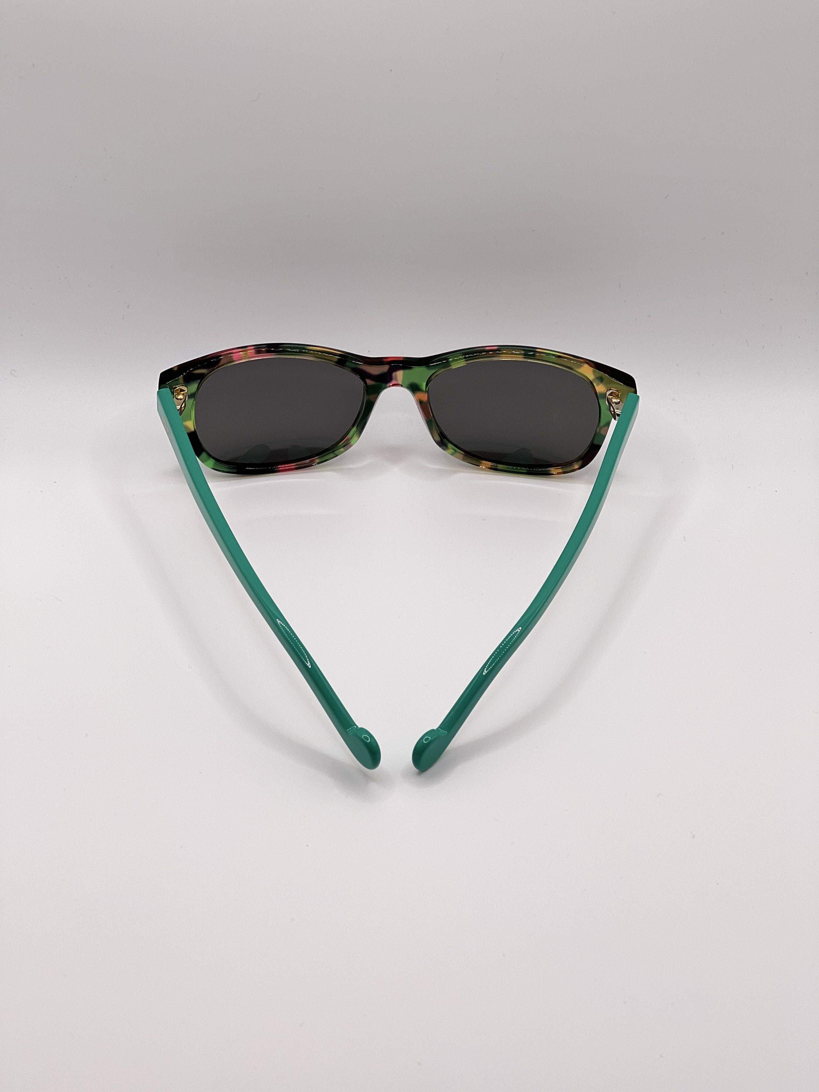 Liu Jo Liu Jo LJ3601S Green Marble Girl's Sunglasses Size ONE SIZE - 7 Thumbnail