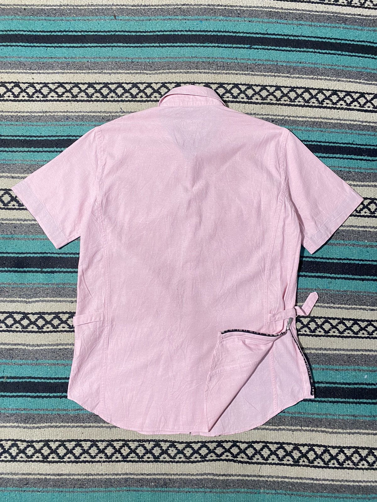 PPFM 2000s PPFM - Pink Side Zipper Shirt Size US L / EU 52-54 / 3 - 3 Thumbnail