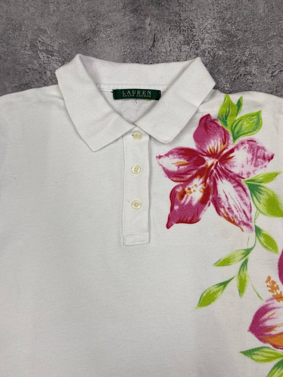 Polo Ralph Lauren Lauren Ralph Lauren Women Cotton Polo Shirt White Size M Size M / US 6-8 / IT 42-44 - 2 Thumbnail