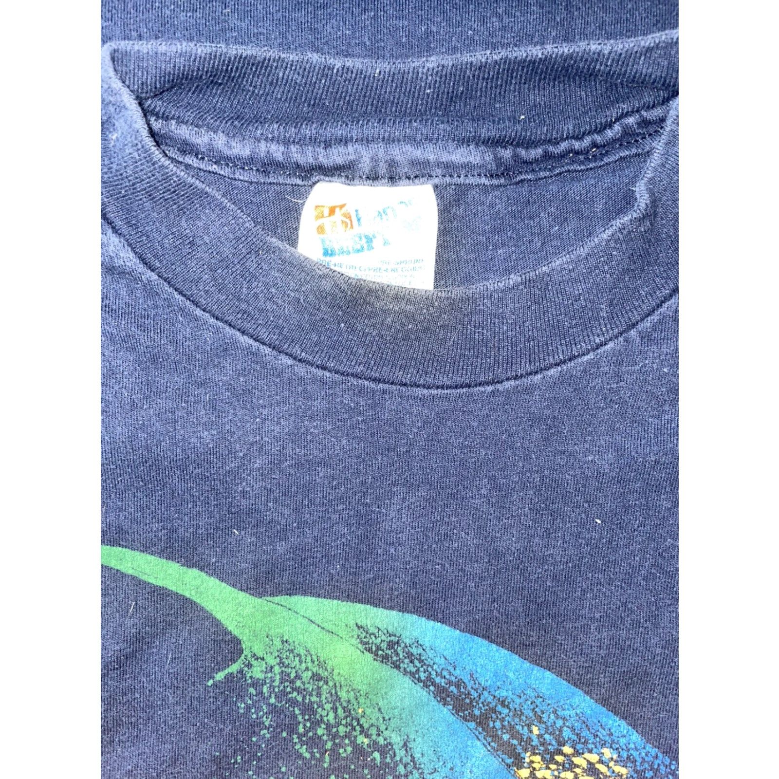 Hanes VINTAGE Hanes Beefy-T T-Shirt Men L Blue USA Cauman Islands Graphic Single Stitch Made In USA Stitch Mens L Size US L / EU 52-54 / 3 - 5 Thumbnail