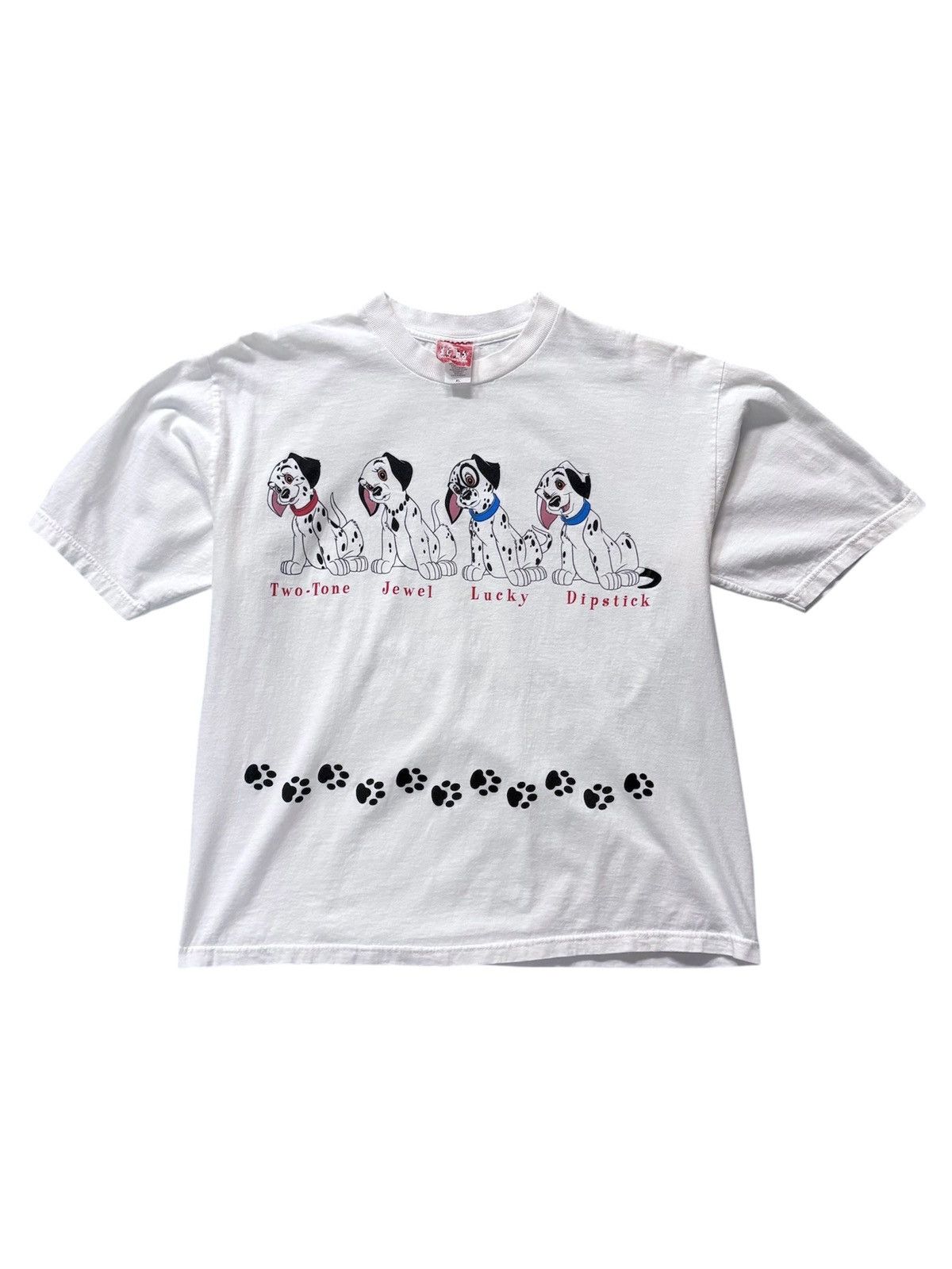 Disney 90’s 101 Dalmatians Best Friends Vintage Rare Graphic Tee Size US XL / EU 56 / 4 - 1 Thumbnail