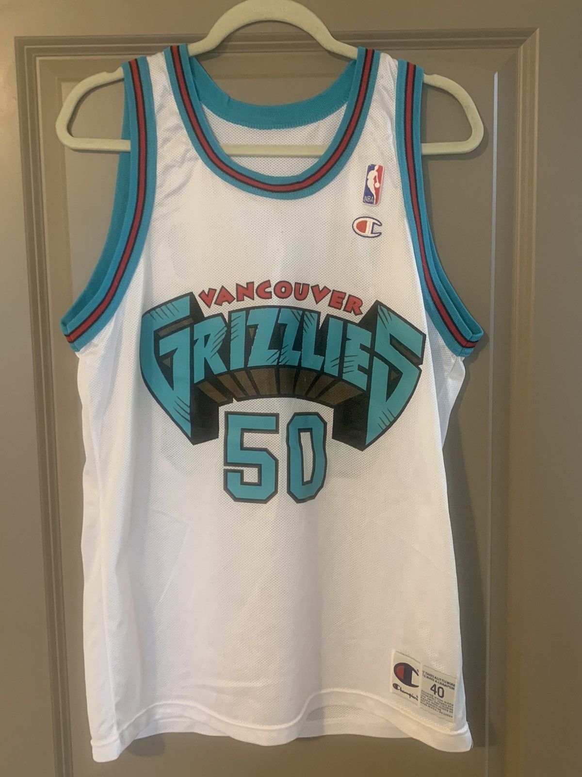 Vintage Bryant Reeves Vancouver Grizzlies Champion Jersey NWOT 90s NBA  Basketball – For All To Envy