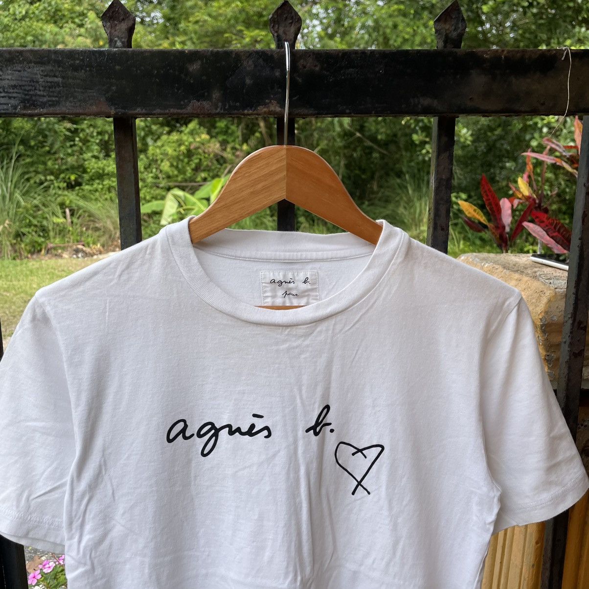 agnes b. 🔥🇯🇵Agnes B. x Adam Et Rope OG Signature Designer Tee Size US S / EU 44-46 / 1 - 4 Thumbnail