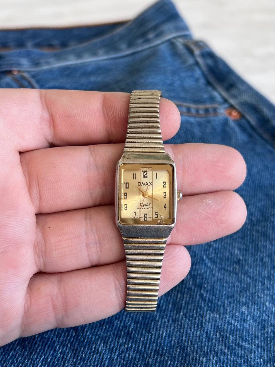 Japanese Brand × Vintage Vintage Japanese style Omax 90s Watch Futuristic Steel Size ONE SIZE - 1 Thumbnail