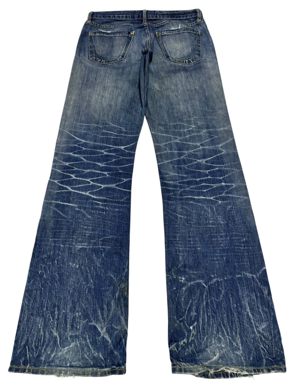 Paper Denim & Cloth Paper Denim & Cloth Strike Faded Distressed Jeans Size US 31 - 2 Thumbnail