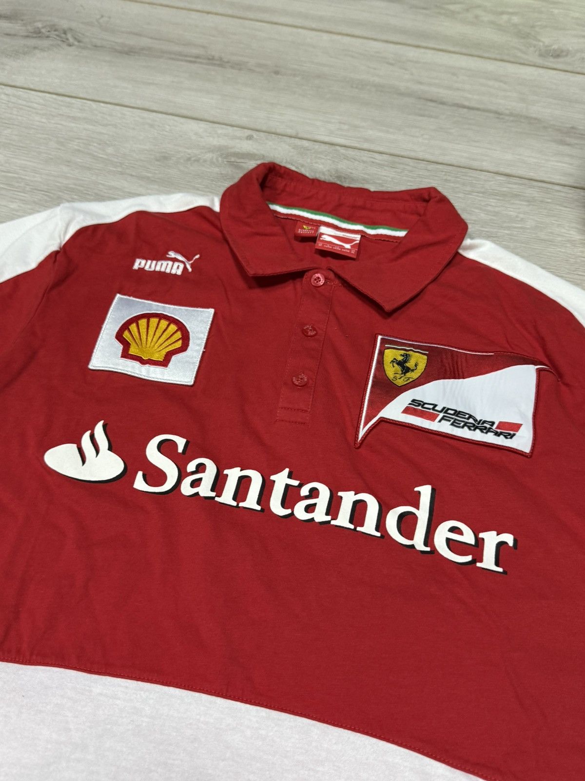 Puma Puma Ferrari Santander scuderia shell polo shirt Size US M / EU 48-50 / 2 - 4 Thumbnail