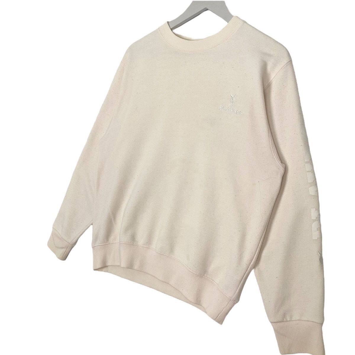 Vintage Vintage Playboy Sweatshirt Crewneck Soft Pink Big Logo Size US M / EU 48-50 / 2 - 2 Thumbnail