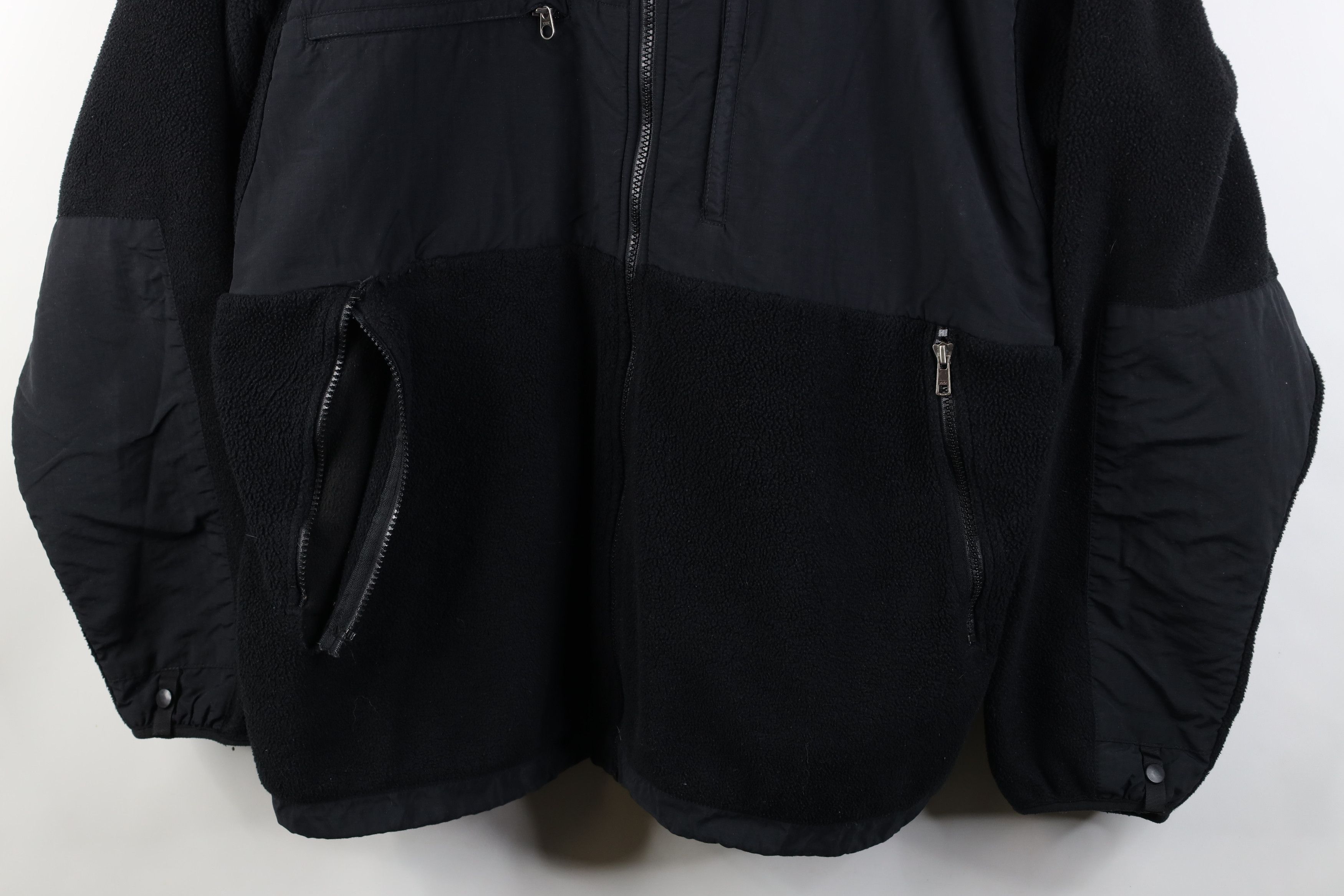 The North Face AS IS Vintage Y2K The North Face Denali Fleece Jacket Black Size US L / EU 52-54 / 3 - 3 Thumbnail