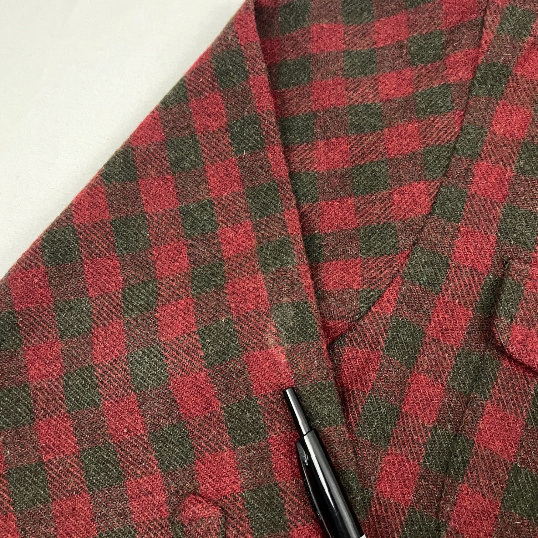 Tommy Bahama VINTAGE Abercrombie & Fitch Shirt Mens M Wool Plaid Heavyweight Made in Portugal Size US M / EU 48-50 / 2 - 7 Thumbnail