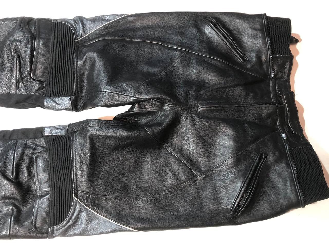 Vintage PROBIKER Racing Moto Leather Pants Size US 36 / EU 52 - 4 Thumbnail