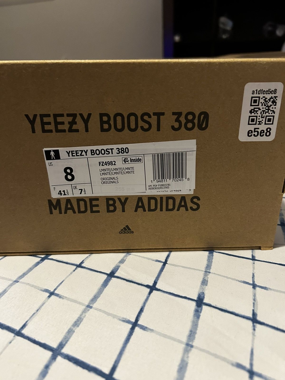 Yeezy Brown and black Yeezy Boost 380 trainers Size US 8 / EU 41 - 2 Thumbnail