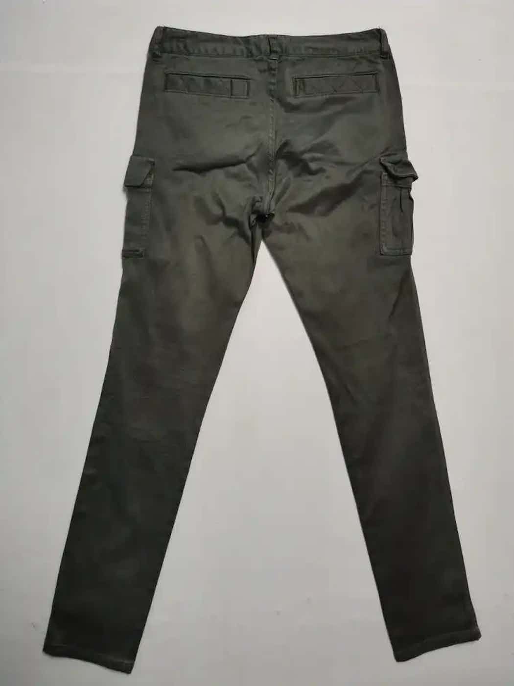 Japanese Brand Nicole White Tactical Multipocket Cargo Pants Size US 27 - 6 Thumbnail