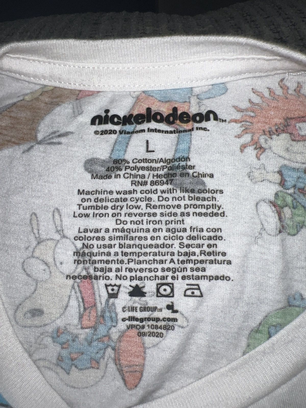 Nickelodeon Nickelodeon All-Over Tee Size US L / EU 52-54 / 3 - 6 Thumbnail