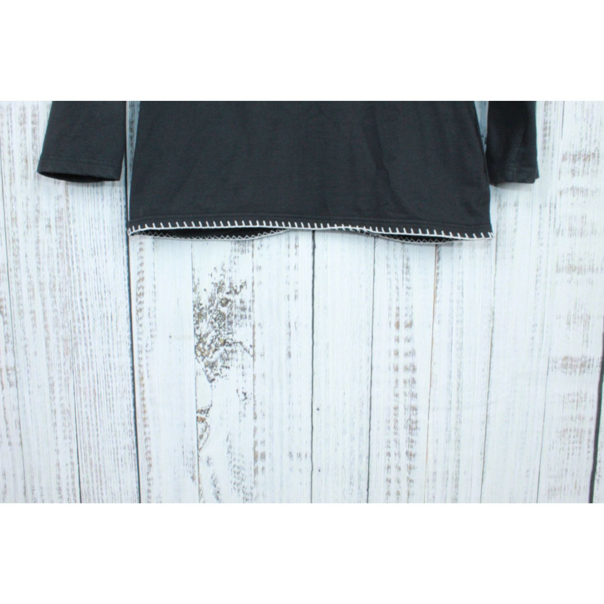 Other Erika Black Floral Embroidered Long Sleeve Jacket Size M / US 6-8 / IT 42-44 - 8 Thumbnail