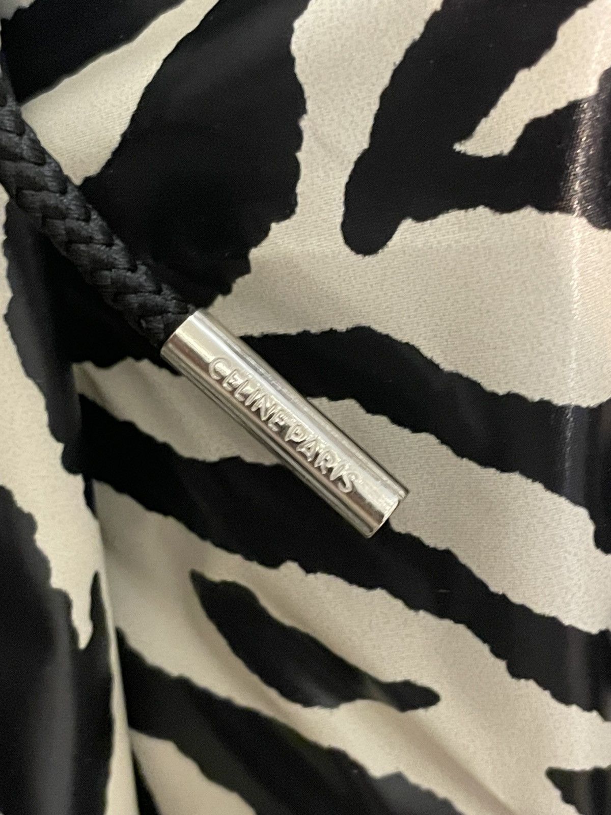 Celine Celine Blouson Jacket Nylon black and Zebra Size US S / EU 44-46 / 1 - 6 Thumbnail