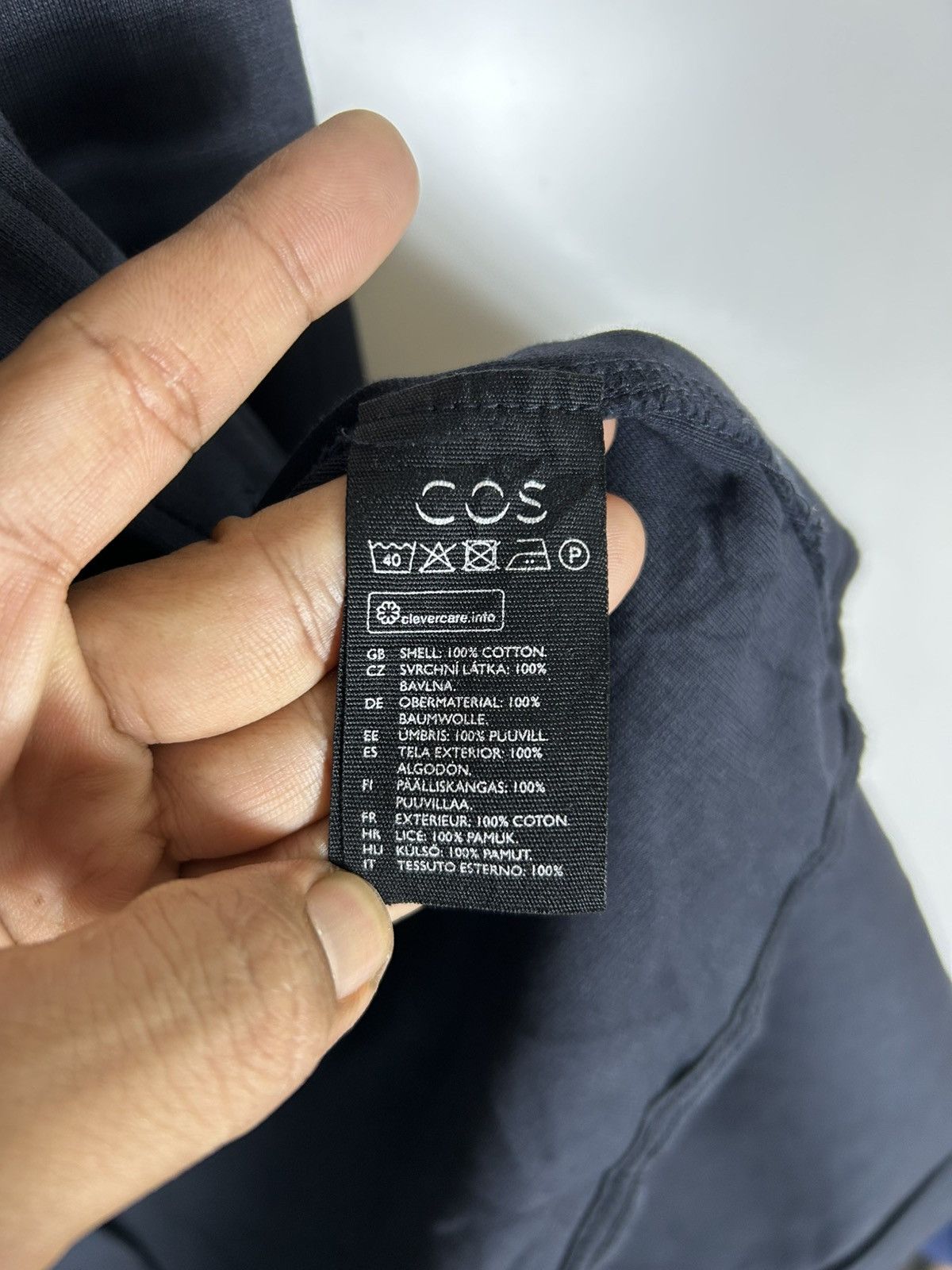Cos 🔥COS Dark Blue Button Chore Shirt Jacket Size US M / EU 48-50 / 2 - 10 Thumbnail