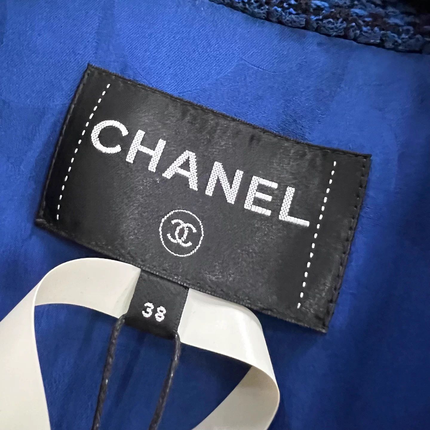 Chanel Chanel 22P Womens Blue Woven Celebrity Style Jacket Size S / US 4 / IT 40 - 3 Thumbnail