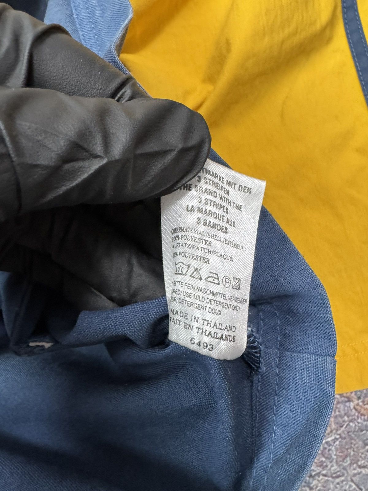 Adidas Vintage Adidas Denim Yellow/black Avantgarde Overshirt Size US L / EU 52-54 / 3 - 17 Thumbnail