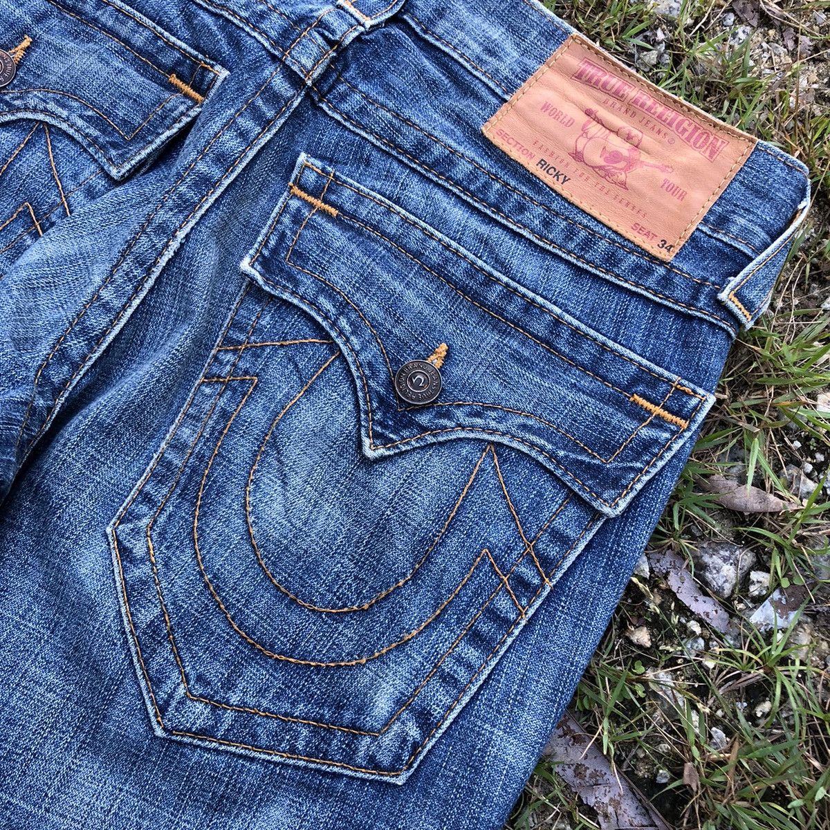 True Religion Vintage True Religion Made In USA Denim Pants Size US 33 - 3 Thumbnail