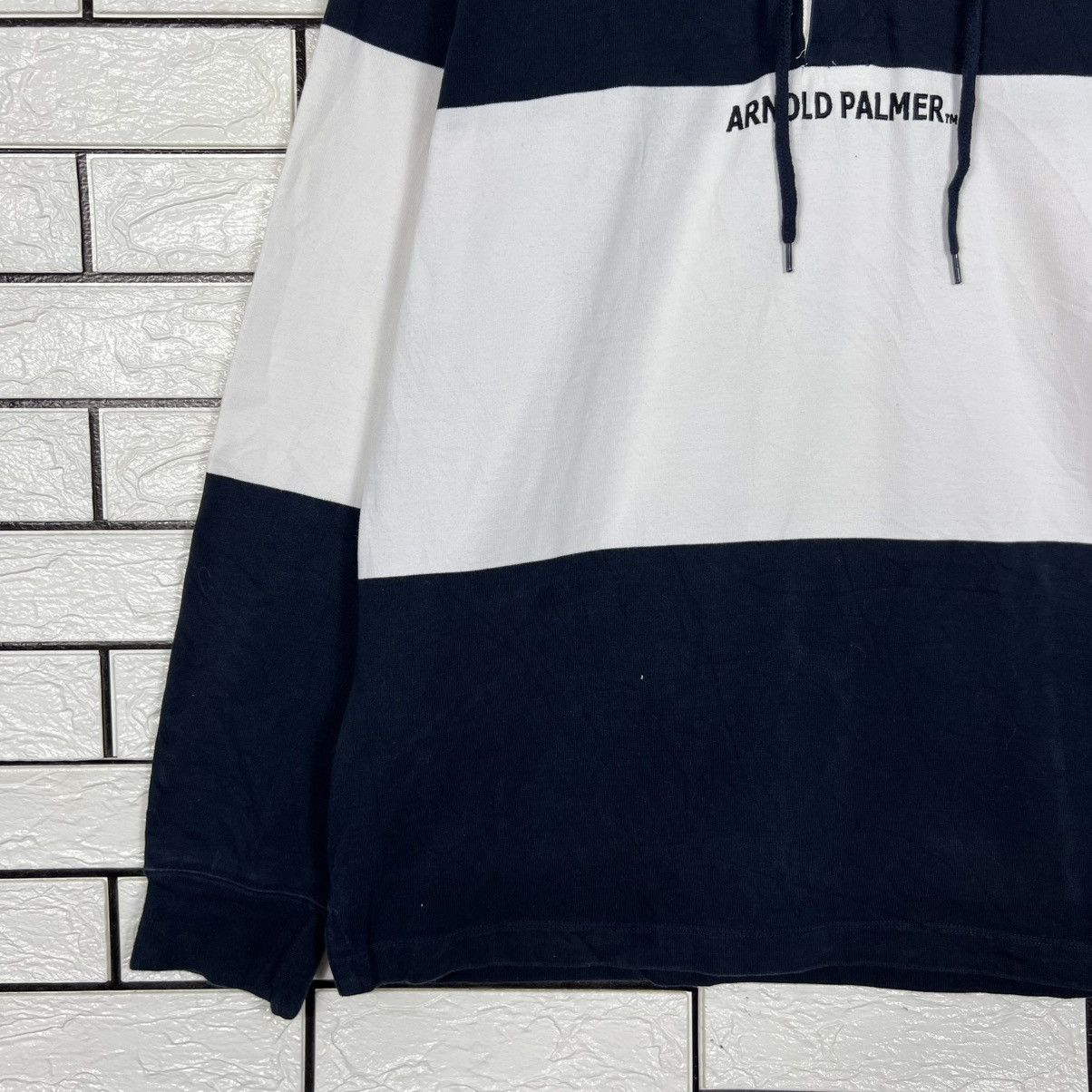 Japanese Brand ARNOLD PALMER Big Logo HalfButton Pullover Hoodie #4257-C194 Size US L / EU 52-54 / 3 - 5 Thumbnail
