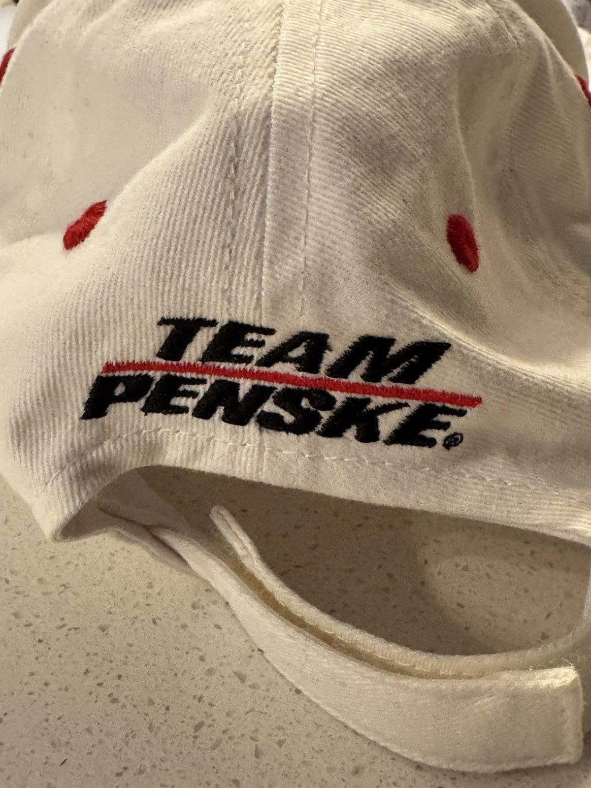 NASCAR × Vintage Team Penske NASCAR "2" Worth Golfer Adjustable Hat Cap Size ONE SIZE - 5 Thumbnail