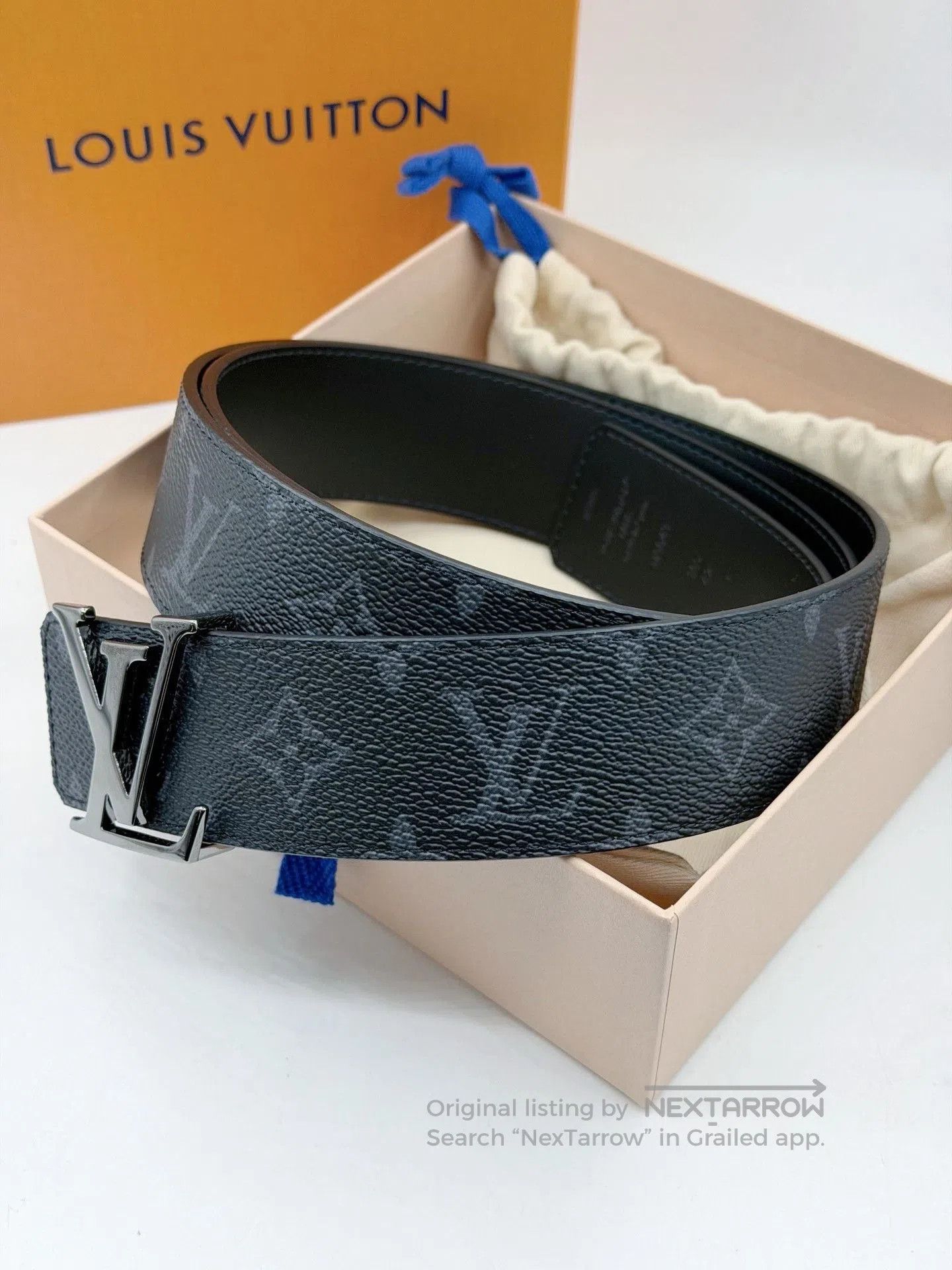 Louis Vuitton Louis Vuitton Men's Monogram IV Initiales Belt. Size ONE SIZE - 3 Thumbnail