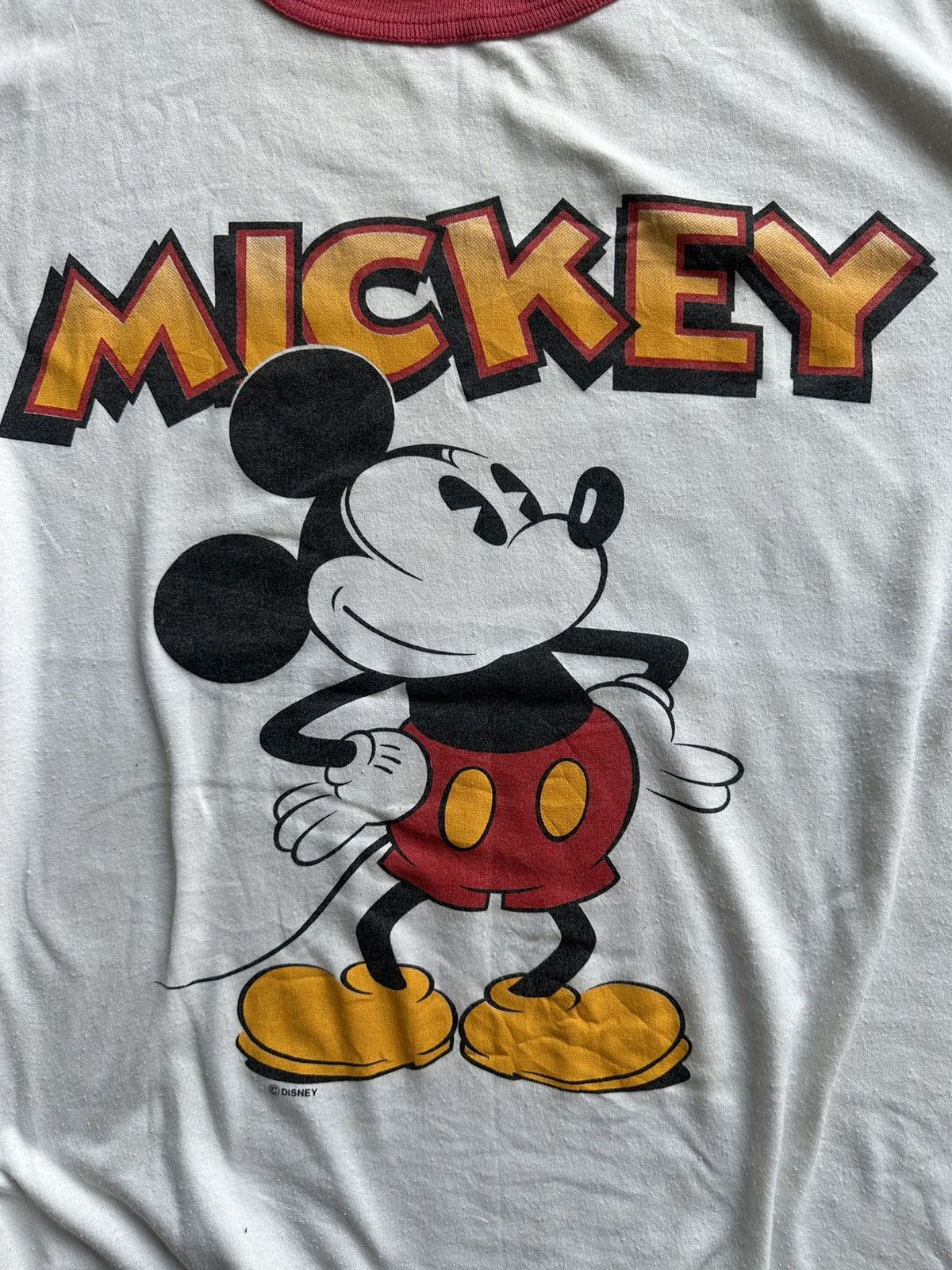 Mickey Mouse × Vintage VINTAGE MICKEY RINGER Size US L / EU 52-54 / 3 - 5 Thumbnail