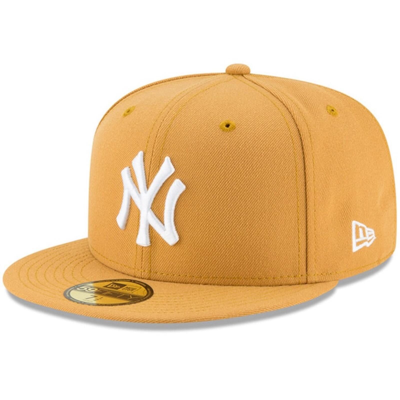 New Era New Era New York Yankees Khaki / Tan 59FIFTY 7 3/8 Size ONE SIZE - 1 Thumbnail