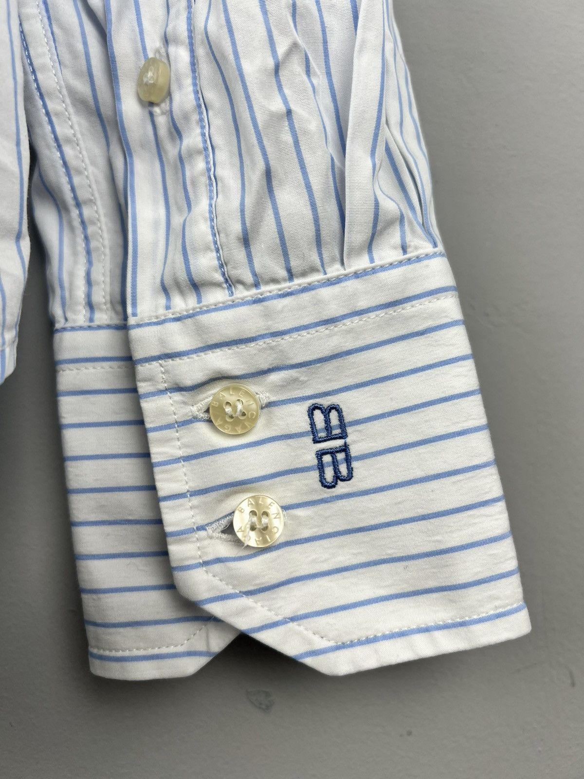 Balenciaga × Vintage Vintage Balenciaga Button Up Longsleeve Shirt Size US M / EU 48-50 / 2 - 12 Thumbnail